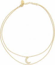 ARGENTO VIVO Natalie Sterling Silver Moon Anklet