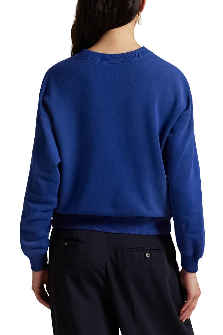 Polo Bear Graphic Sweatshirt, Alternate, color, BLUE YACHT