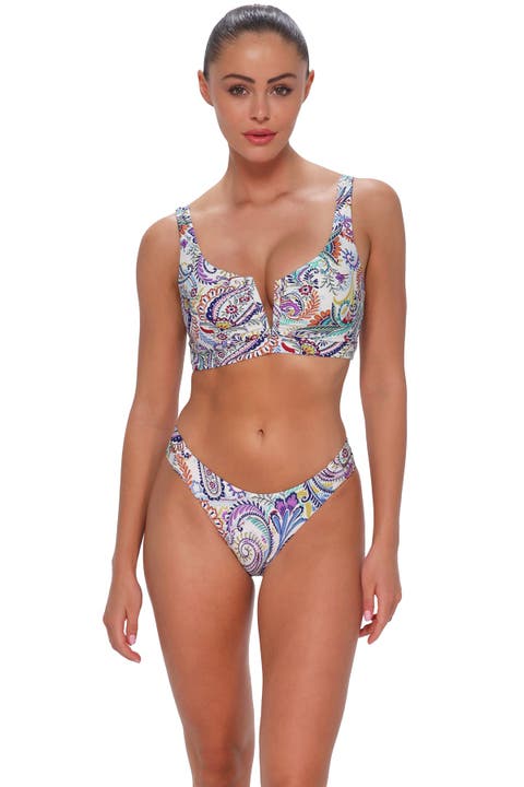 Vienna V-Wire Bikini Swimsuit Top - D Cup