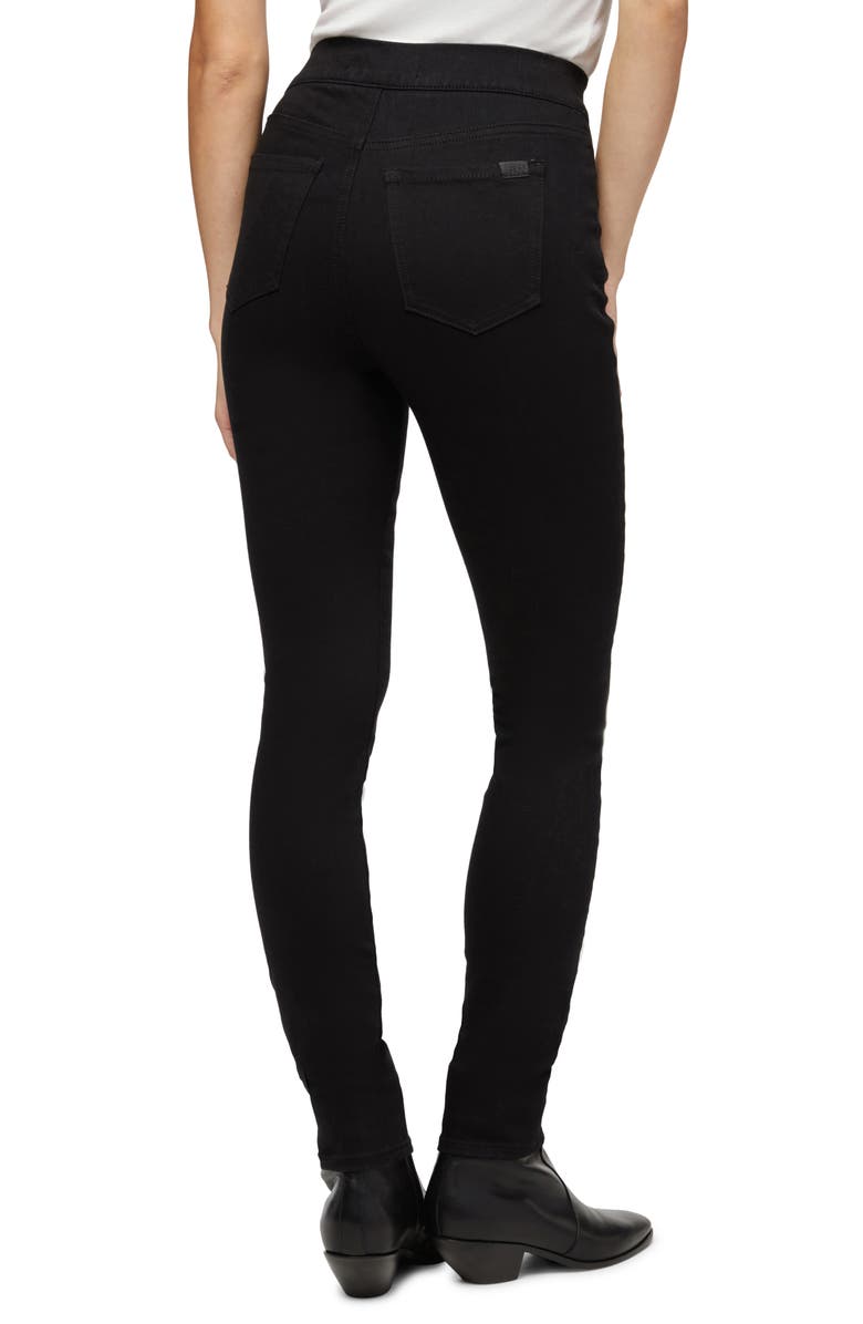 JEN7 by 7 For All Mankind Pull-On Skinny Jeans, Alternate, color, Classic Black