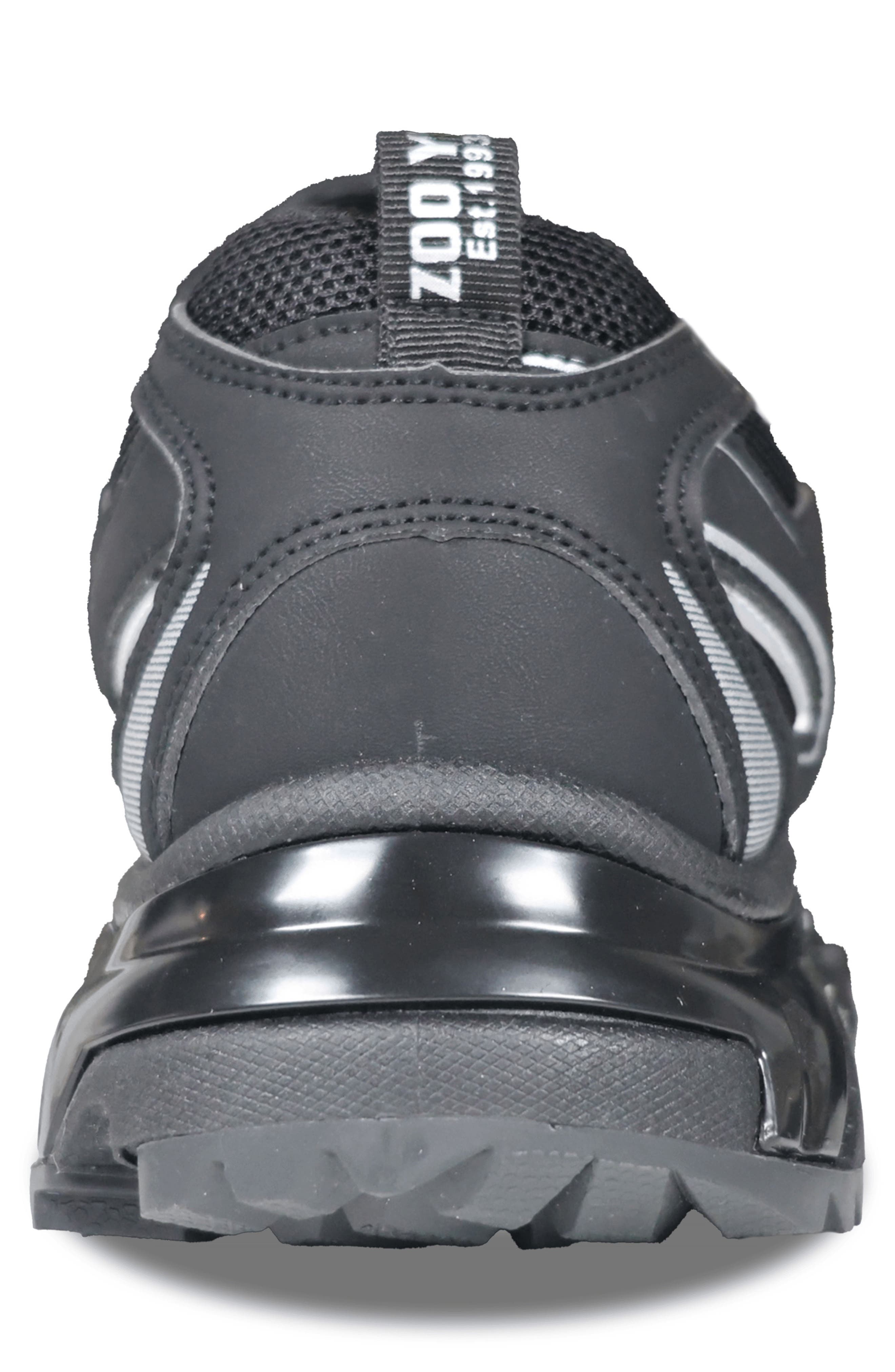 Zoo York <p>Charlie Sneaker (Men)</p>, Alternate, color, Black Silver