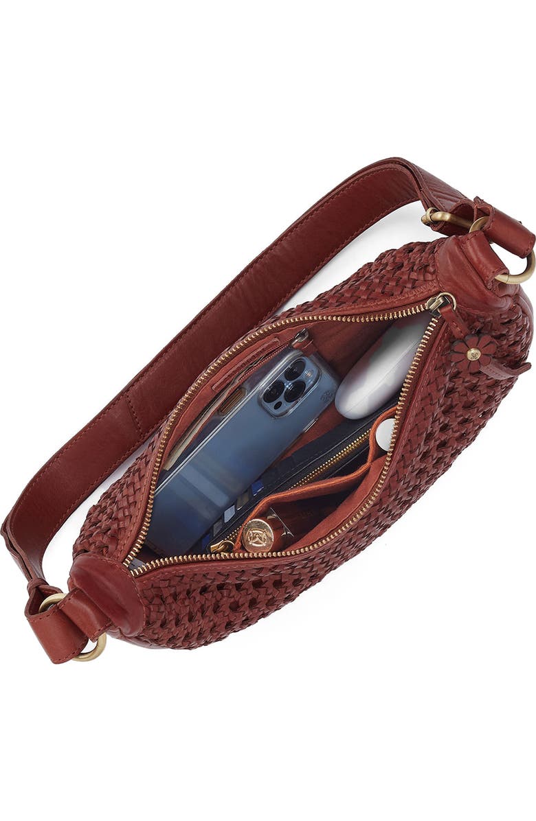 HOBO Hazel Woven Leather Sling Bag, Alternate, color,