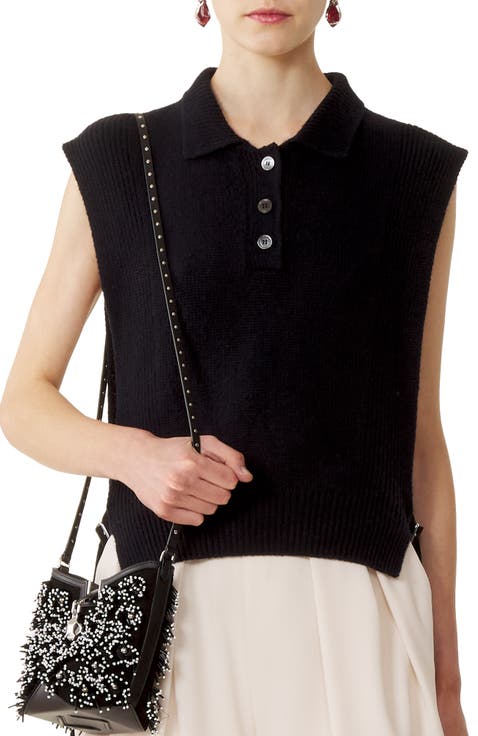 Sleeveless Cashmere Sweater