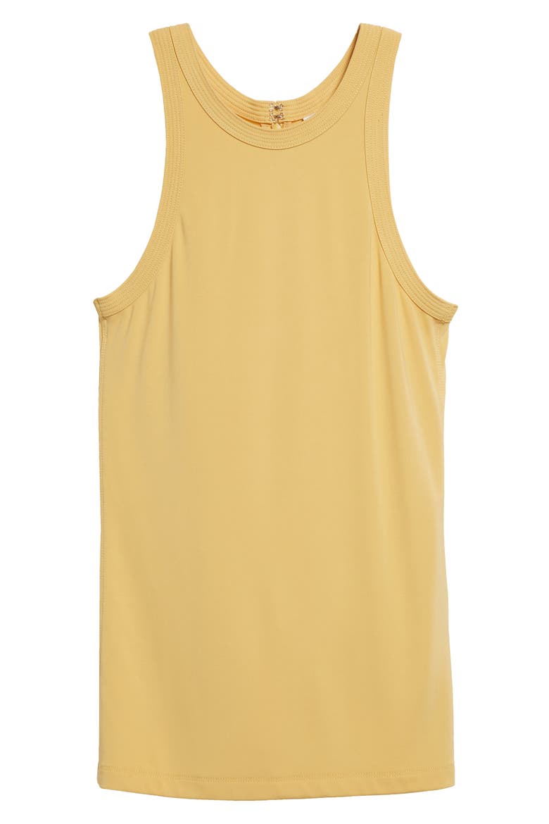 Fluid Jersey Sleeveless Top, Alternate, color, CORNSILK