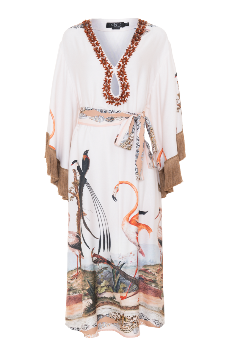 PatBO Paradise Land Maxi Caftan, Alternate, color, 