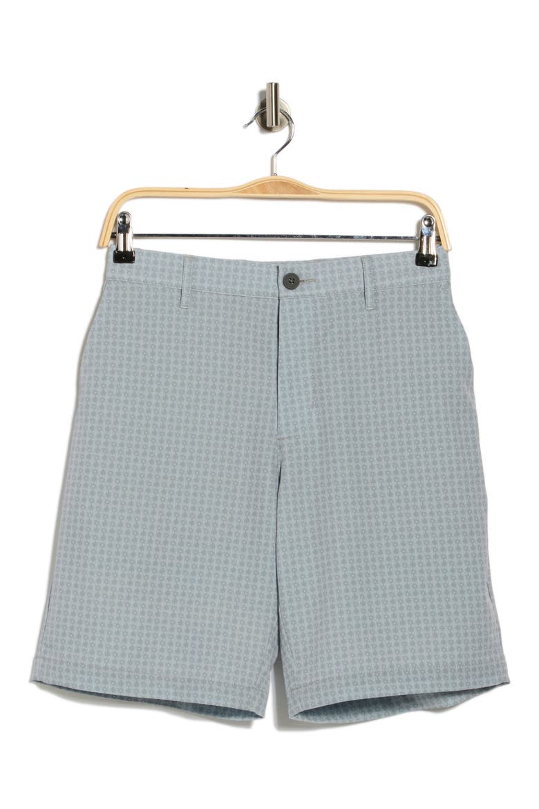 Geo Ace Shot Printed Shorts, Alternate, color, ARGENT