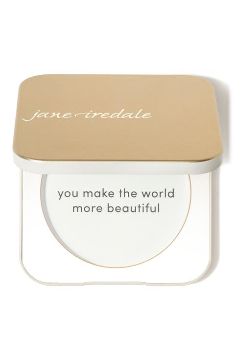 Golden Refillable Powder Compact