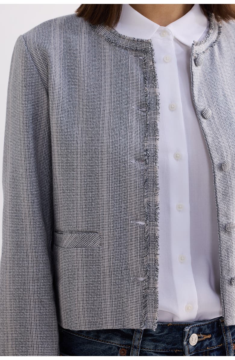 Reistor Lady Jacket in Cotton Tweed, Alternate, color, Steel Breeze