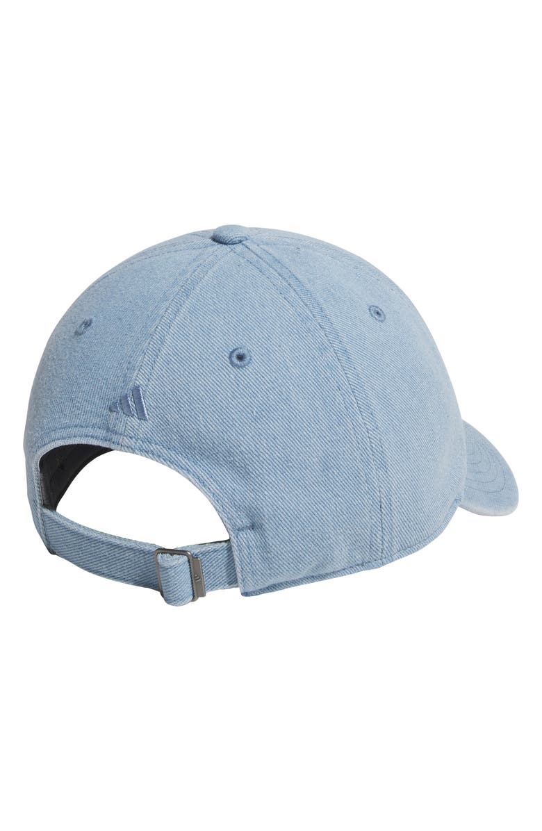 adidas Denim Baseball Cap, Alternate, color, Light Blue Denim