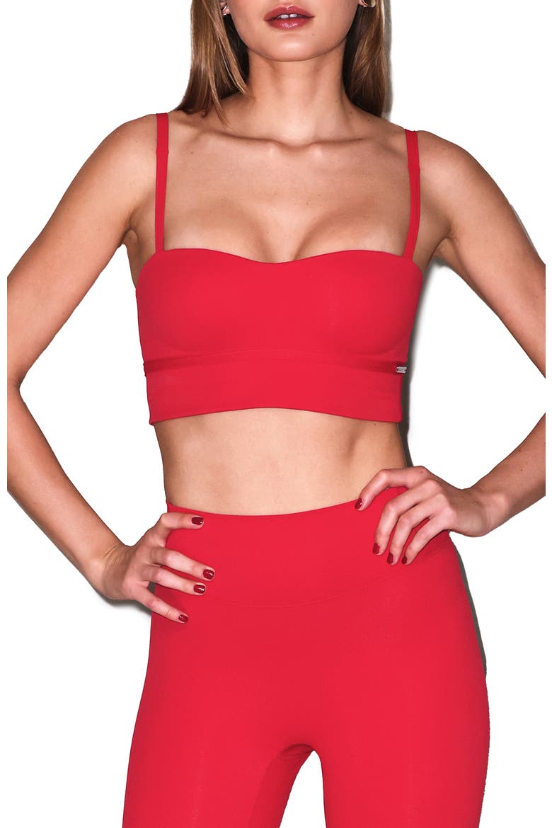 Sculpt Molded Sports Bra, Alternate, color, Raspberry Jam