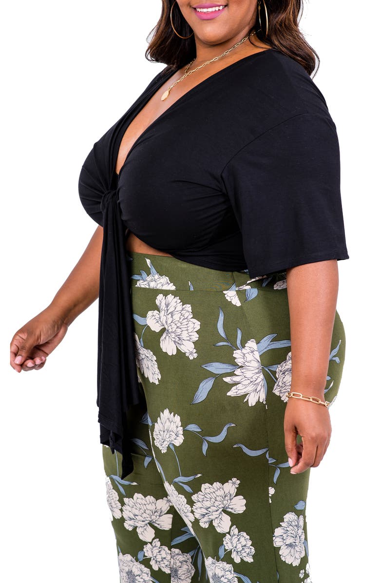 KIN by Kristine Tie Front Top, Alternate, color,