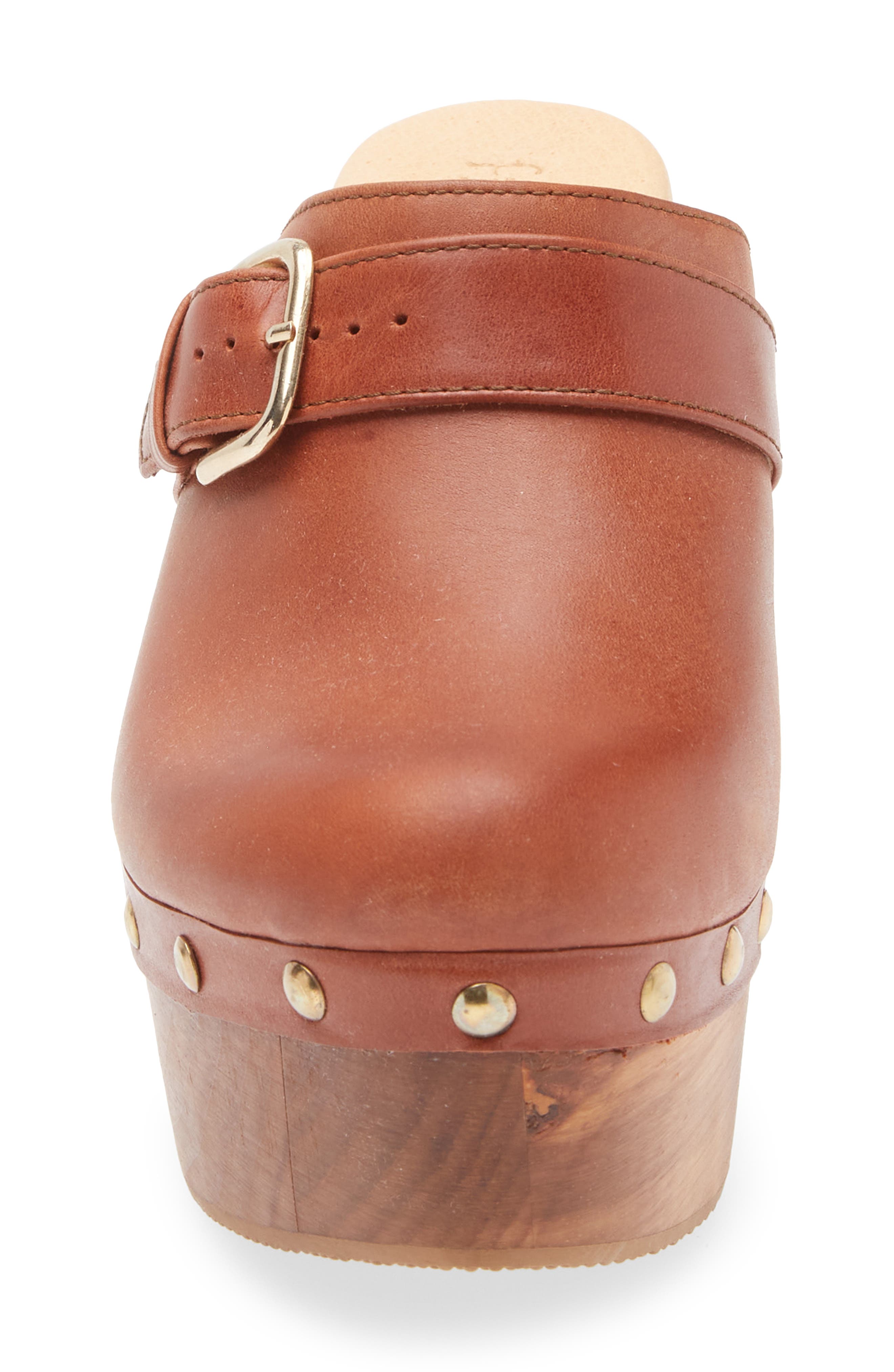 Cordani Platform Mule, Alternate, color, Old Cognac