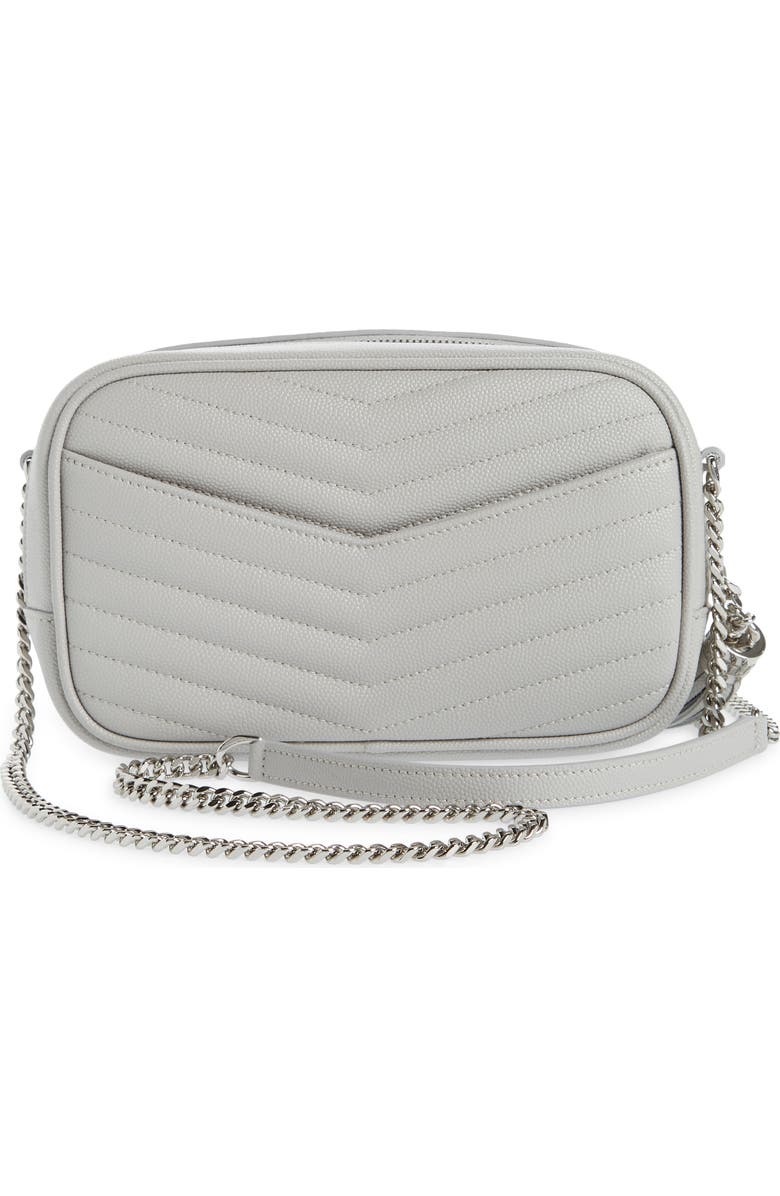 Saint Laurent Lou Mini Matelassé Leather Camera Bag, Alternate, color,