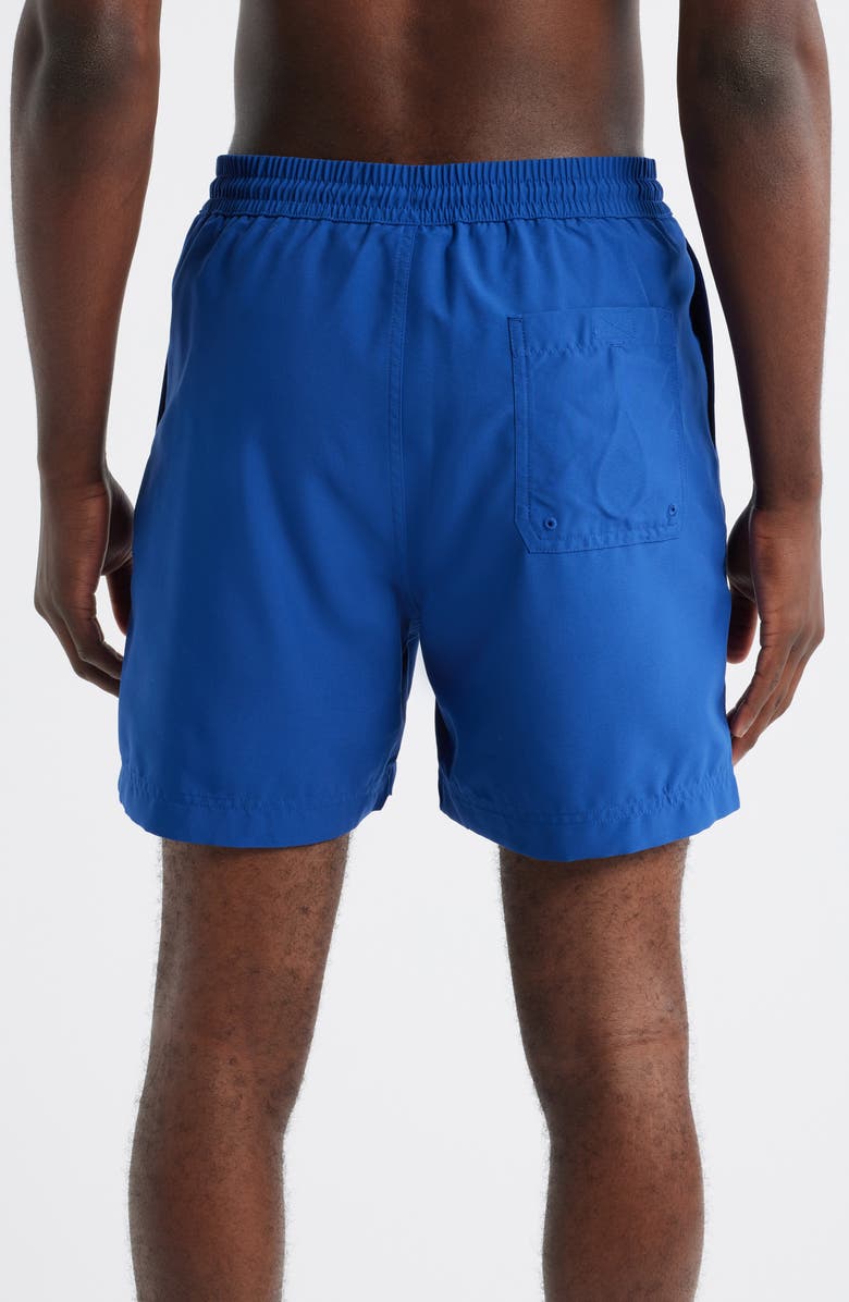 Carhartt Work In Progress Chase Swim Trunks, Alternate, color, Wolfsbane / Gold