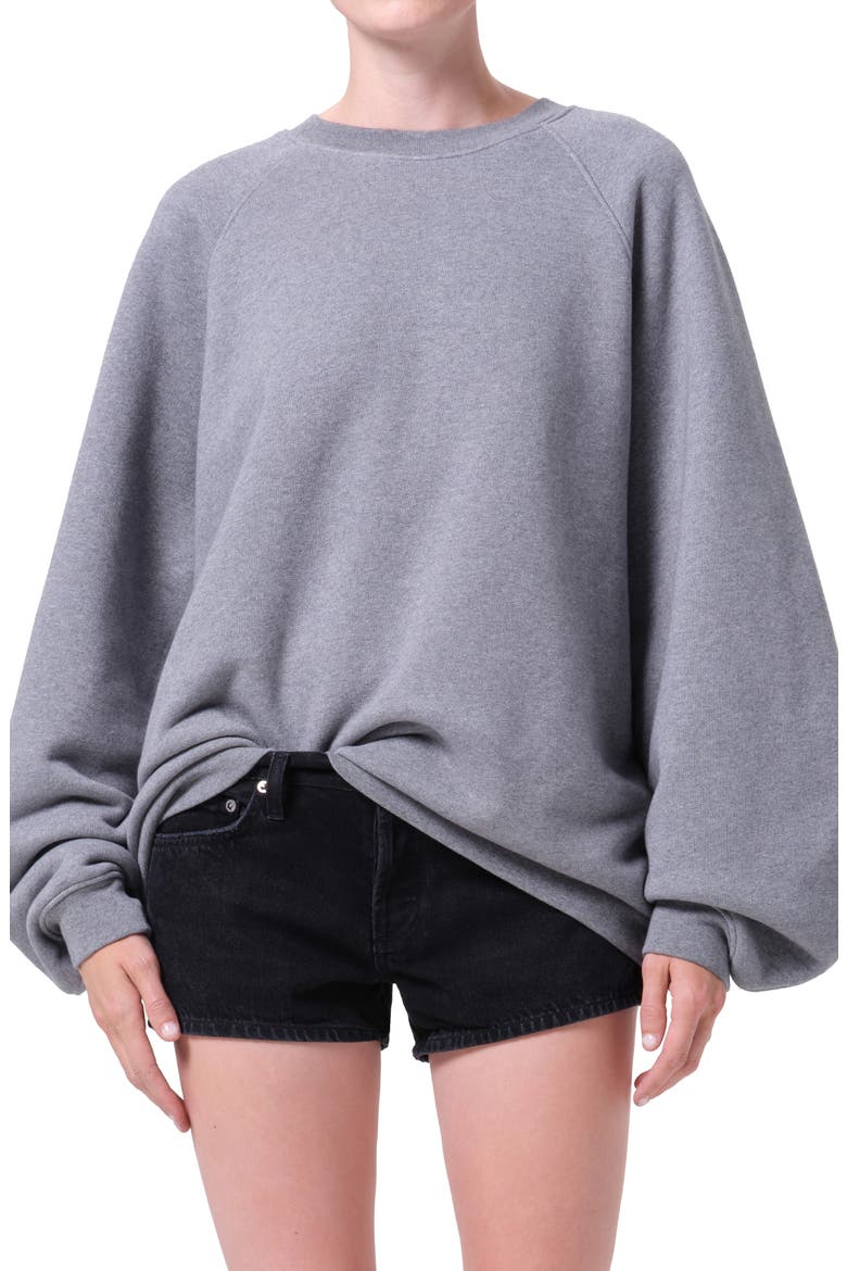 Valma Sweatshirt, Main, color, GREY HEATHER