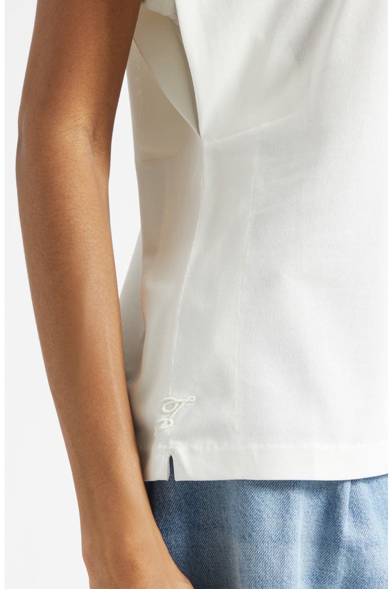 The Ventadou Cap Sleeve T-Shirt, Alternate, color, WHITE