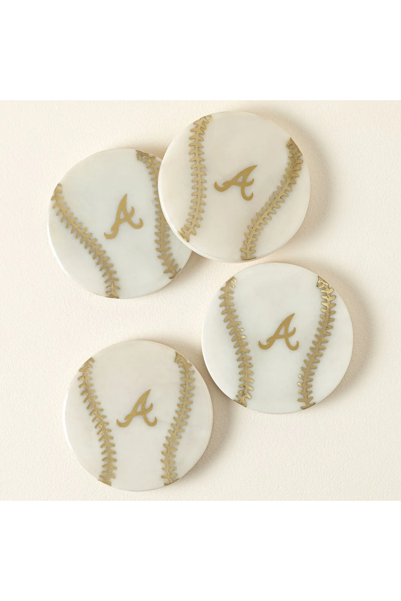 MLB Perfect Catch Coaster Set, Alternate, color, New York Mets