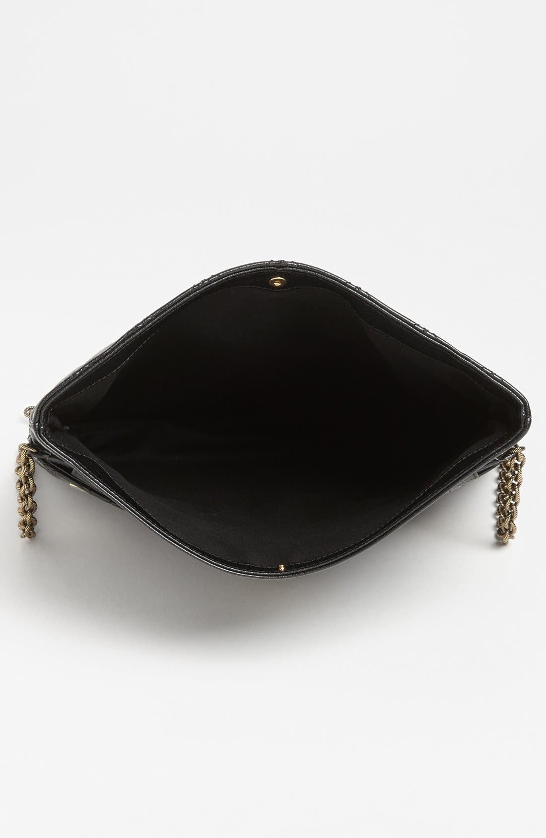 'Baroque - Sandy' Shoulder Bag, Alternate, color, BLACK/ BRASS