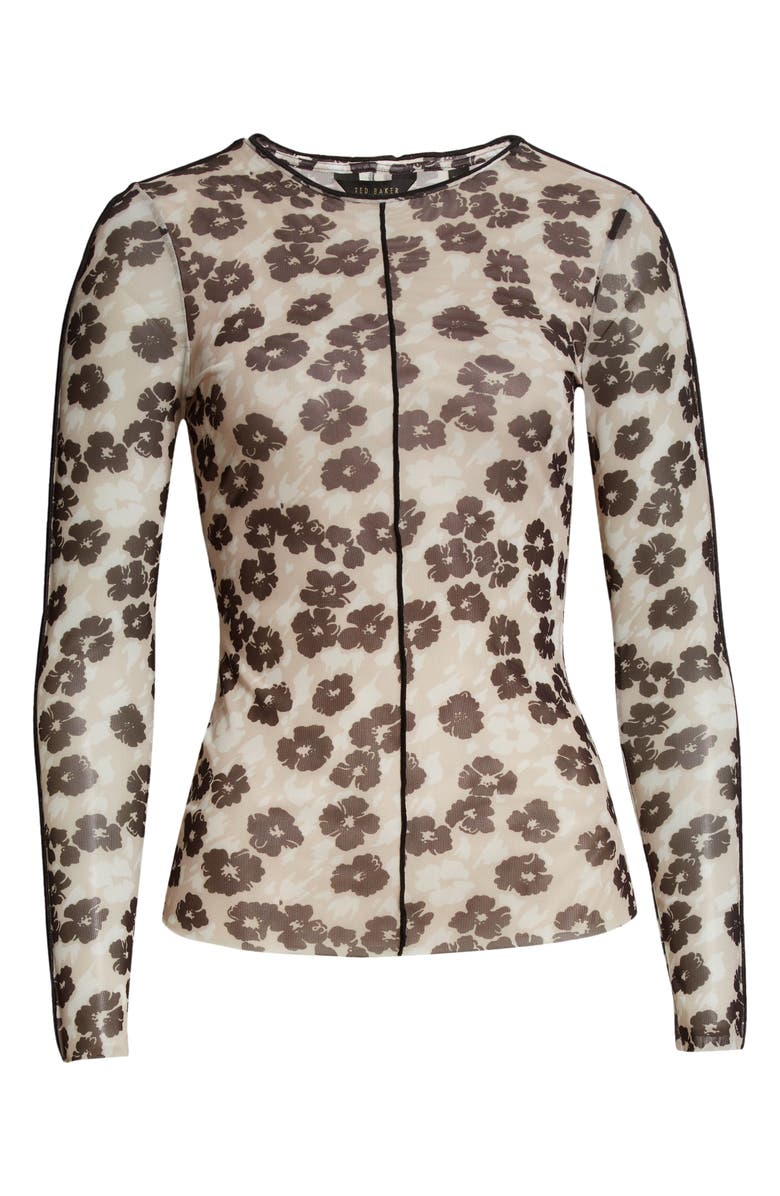 Ted Baker London Aubriiy Mesh Top, Alternate, color, 