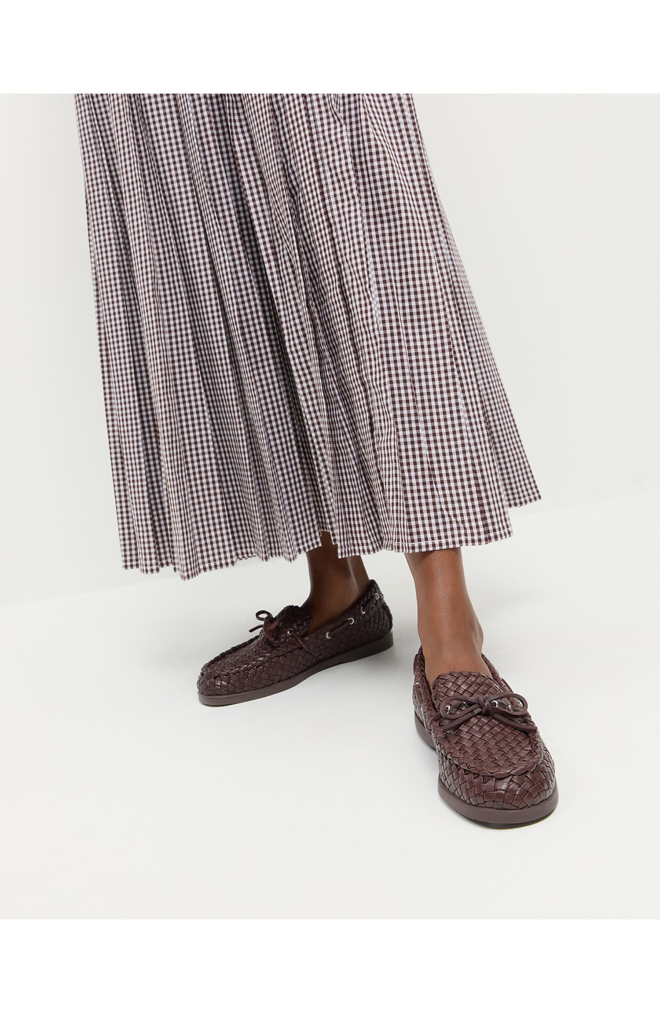 Loeffler Randall Minnie Leather Moccasin, Alternate, color, Espresso