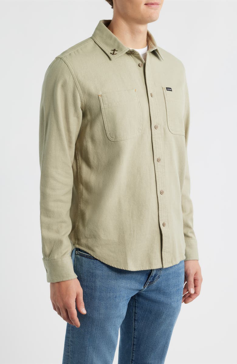 DARK SEAS Bergstrom Cotton Button-Up Shirt, Alternate, color, Grey