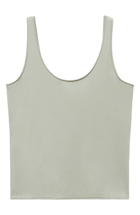 Stretch Cotton Tank