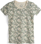 Mightly Toddler Organic Cotton Short Sleeve Ribbed Scoop Neck Tee