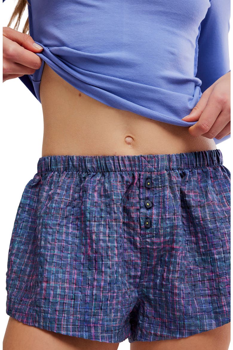 Cross My Heart Boxer Shorts, Alternate, color, NAVY COMBO