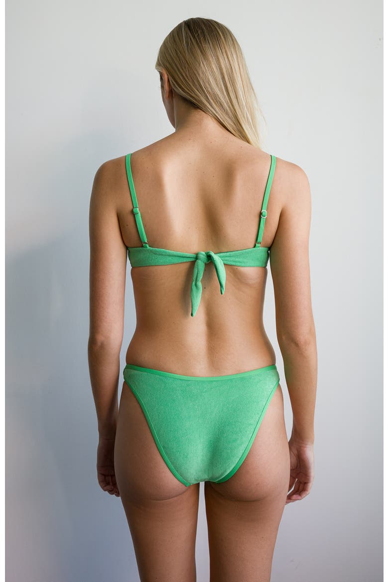 Daphne Underwire Bikini Top, Alternate, color, Pickleball Terry