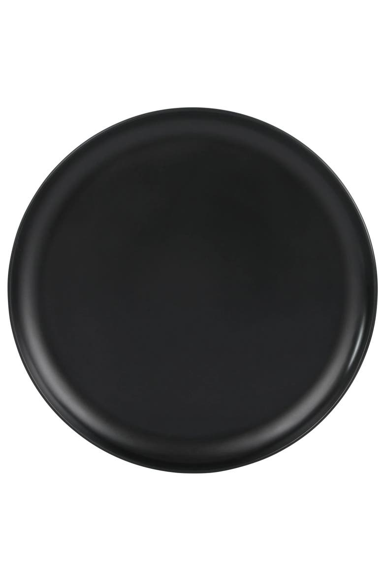 Fairhope 12 Piece Melamine Round Dinnerware Set, Alternate, color, Black