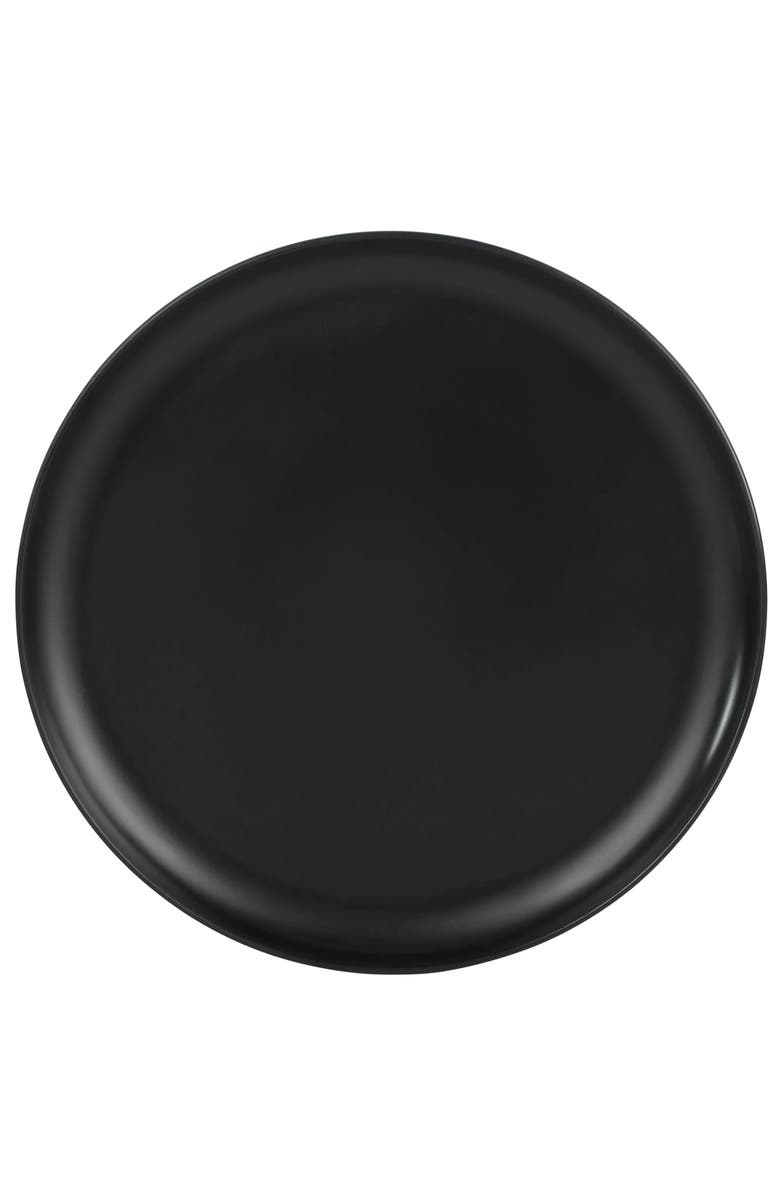 Gibson Home Fairhope 12 Piece Melamine Round Dinnerware Set, Alternate, color, Black