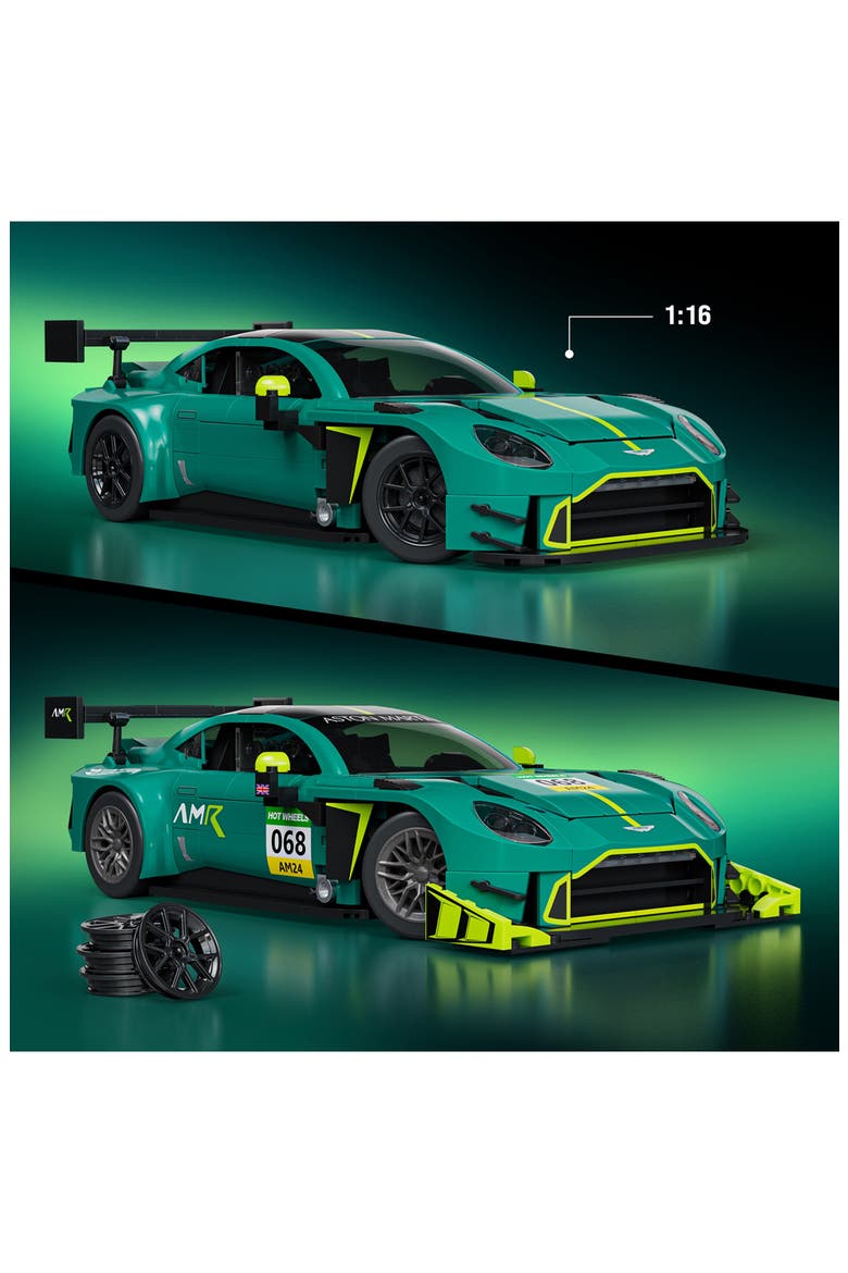 Kids' '24 Aston Martin Vantage GT3 Brick Shop Building Set, Alternate, color, GREEN