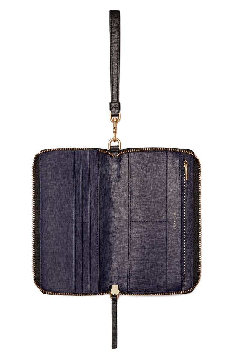 Tory Burch Robinson Zip Slim Wallet, Alternate, color,