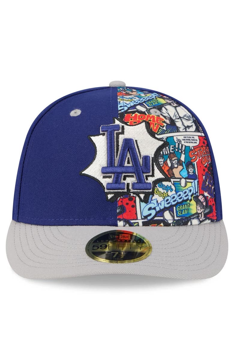 New Era Men's New Era Royal/Gray Los Angeles Dodgers 2025 MLB Diamond Hero Edition Low Profile 59FIFTY Fitted Hat, Alternate, color, Royal