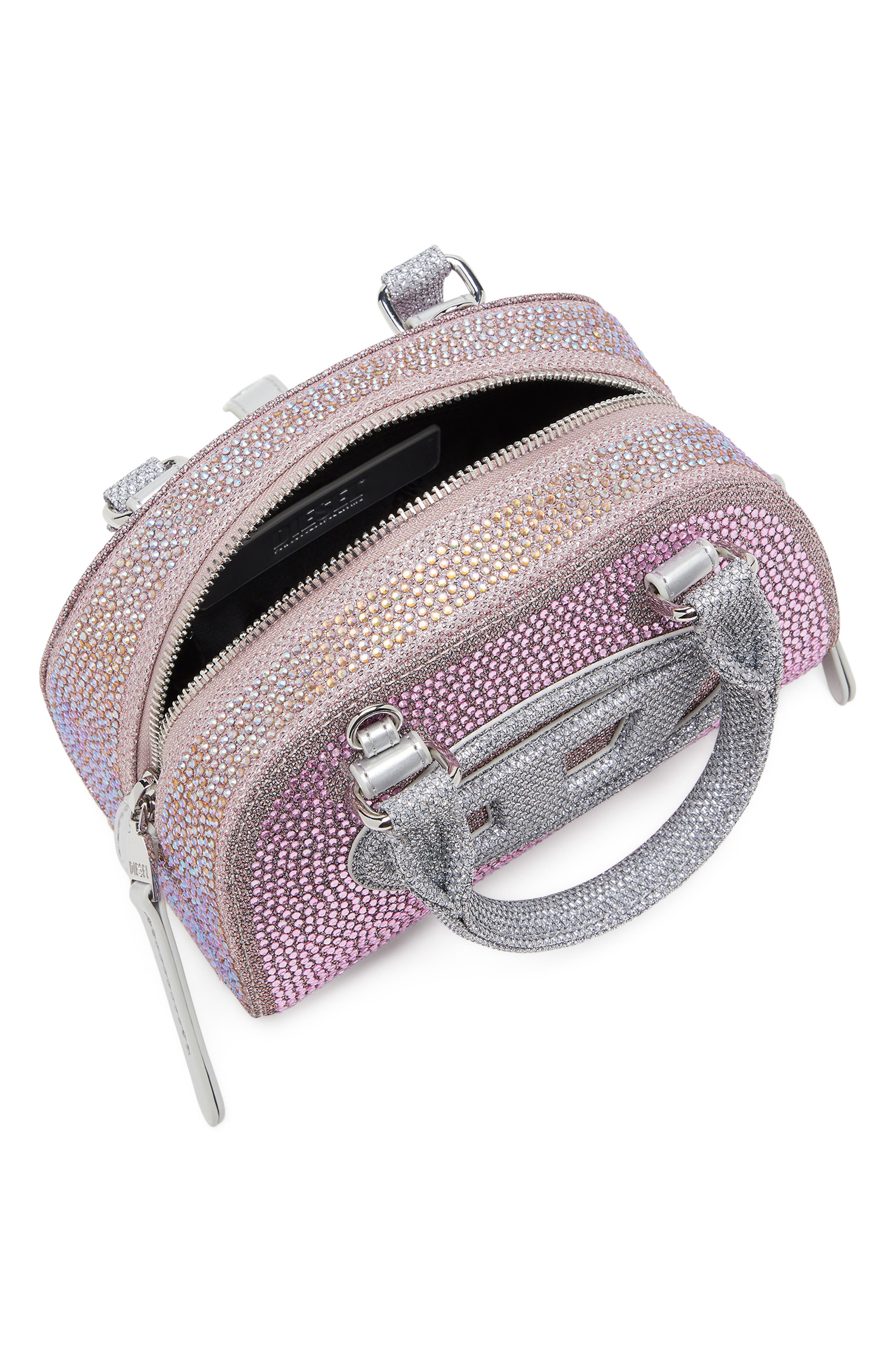 1DR 2.0 Crystal Dome Crossbody Bag, Alternate, color, PINK