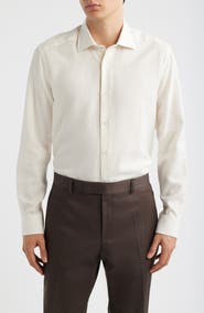 Jack Victor Maxwell Cotton & Linen Button-Up Shirt