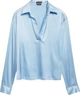 TOM FORD Stretch Silk Satin Polo
