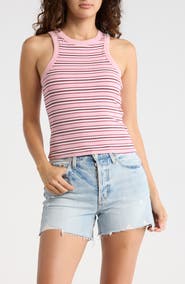 Madden Girl Stripe Rib Tank