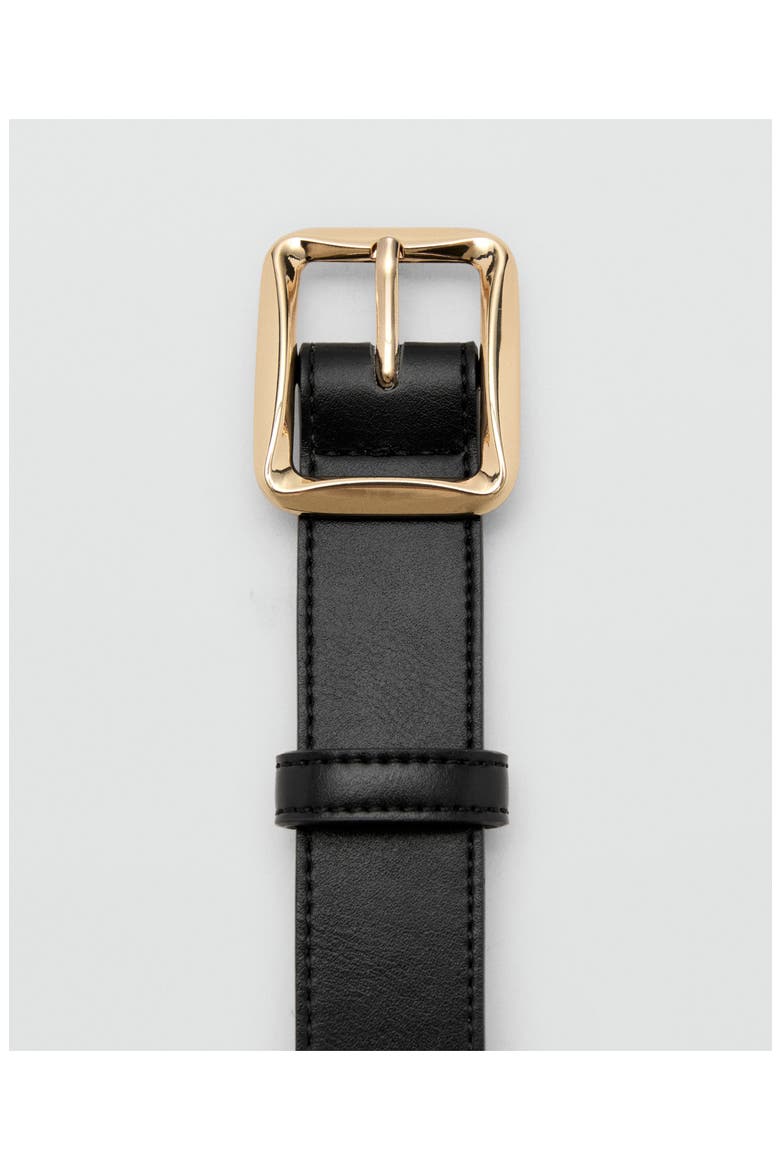 Square Buckle Belt, Alternate, color, BLACK