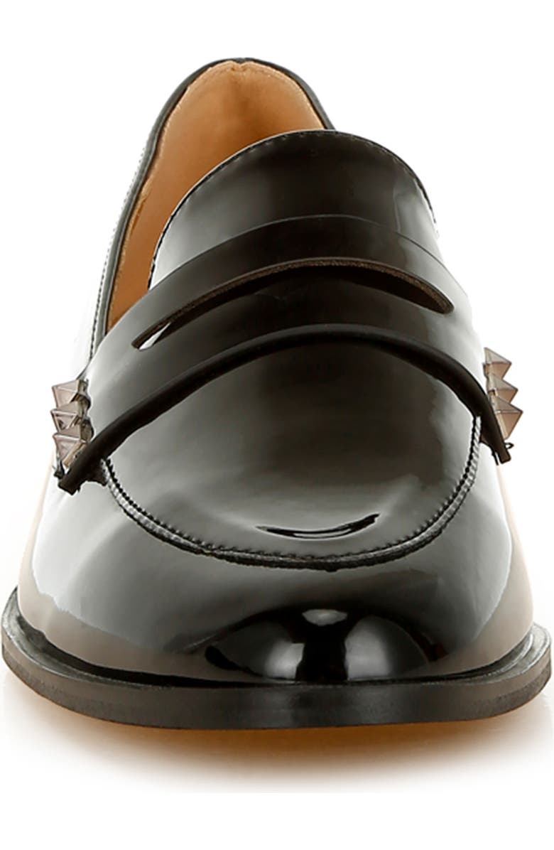 Rag & Co Noshiya Penny Loafer, Alternate, color, Black