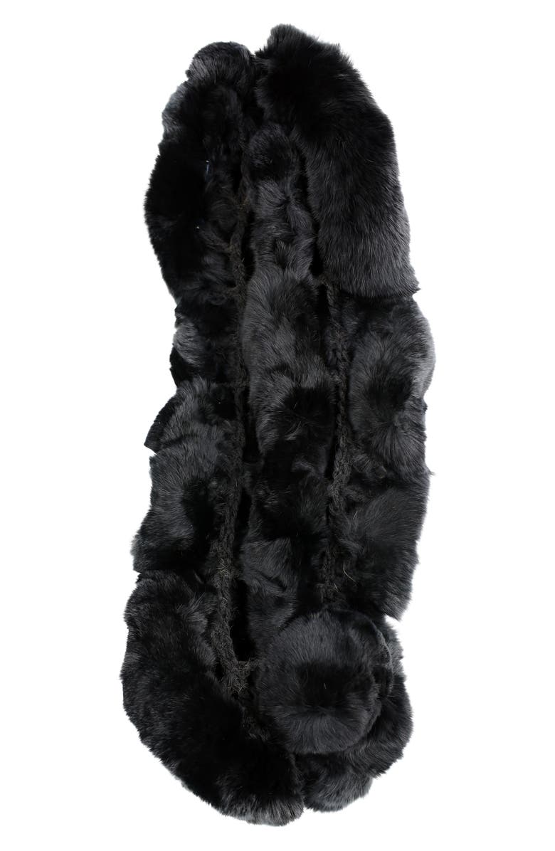 ?LOVE TOKEN? Real Rabbit Fur Infinity Scarf Love Token Caroline Genuine Rabbit Fur Scarf | Nordstrom main image 2