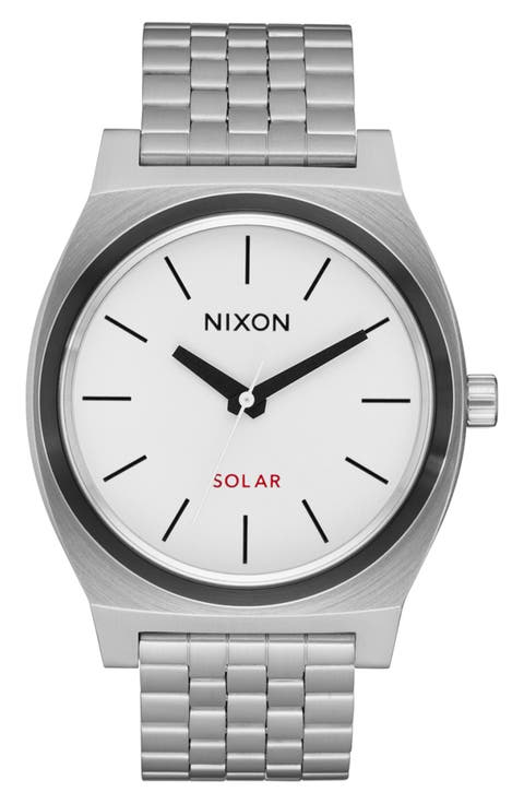 Time Teller Solar Bracelet Watch, 40mm