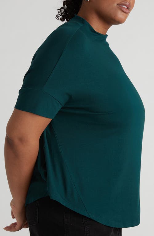 Universal Standard Petra Short Sleeve Top In Green