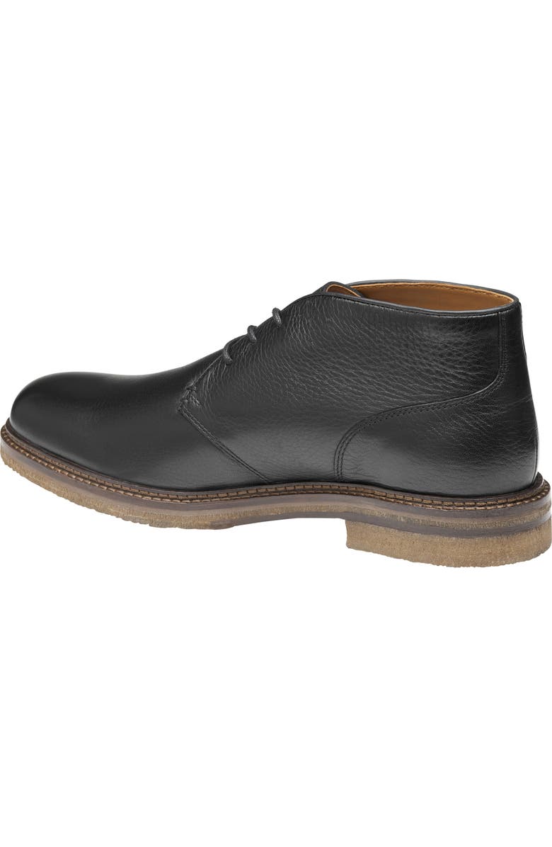 Johnston & Murphy Calder Chukka Boot, Alternate, color, Black Tumbled Full Grain