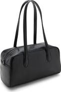 MANGO TEEN Faux Leather Bowling Bag