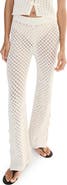 MANGO Openwork Knit Pants
