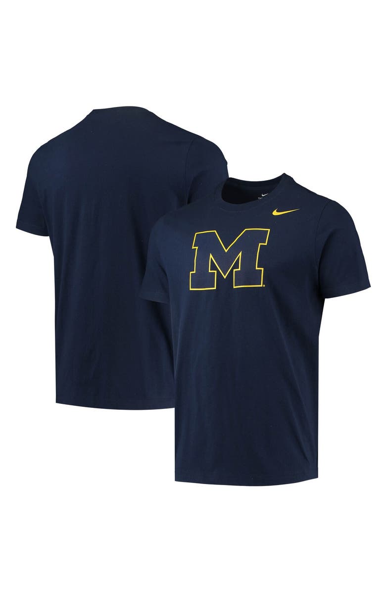 Nike Men's Nike Navy Michigan Wolverines Logo Color Pop T-Shirt, Main, color,