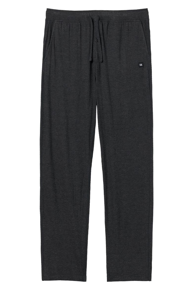 Snooze Cabin Luxe Pants, Alternate, color, WASHED BLACK HEATHER