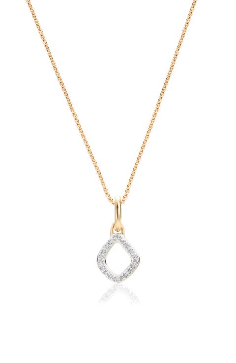 Riva Mini Kite Diamond Pavé Pendant Charm