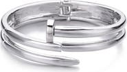 Adornia Hinged Nail Cuff Bracelet